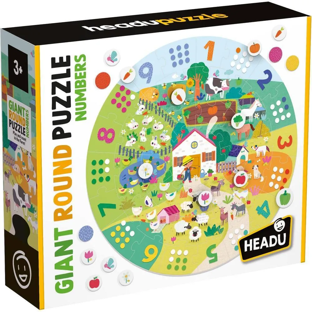 GIANT ROUND PUZZLE NUMBERS