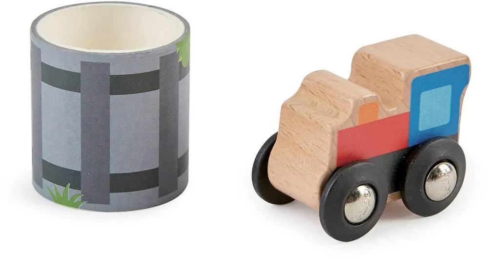 RUBAN ET TRAIN QUI ROULE