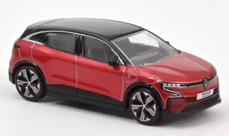 1/64 RENAULT MEGANE E-TECH 100% ELECTRIQUE 2022 ROUGE FLAMME ET NOIR