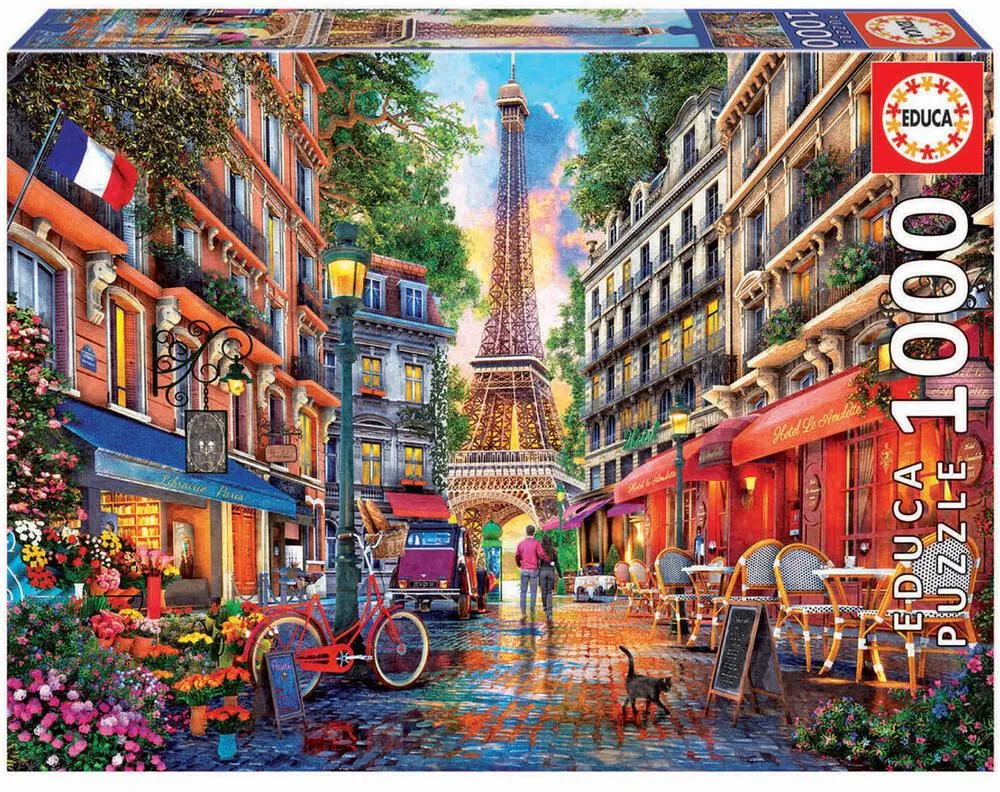 PUZZLE 1000 PIECES - PARIS - DOMINIC DAVISON