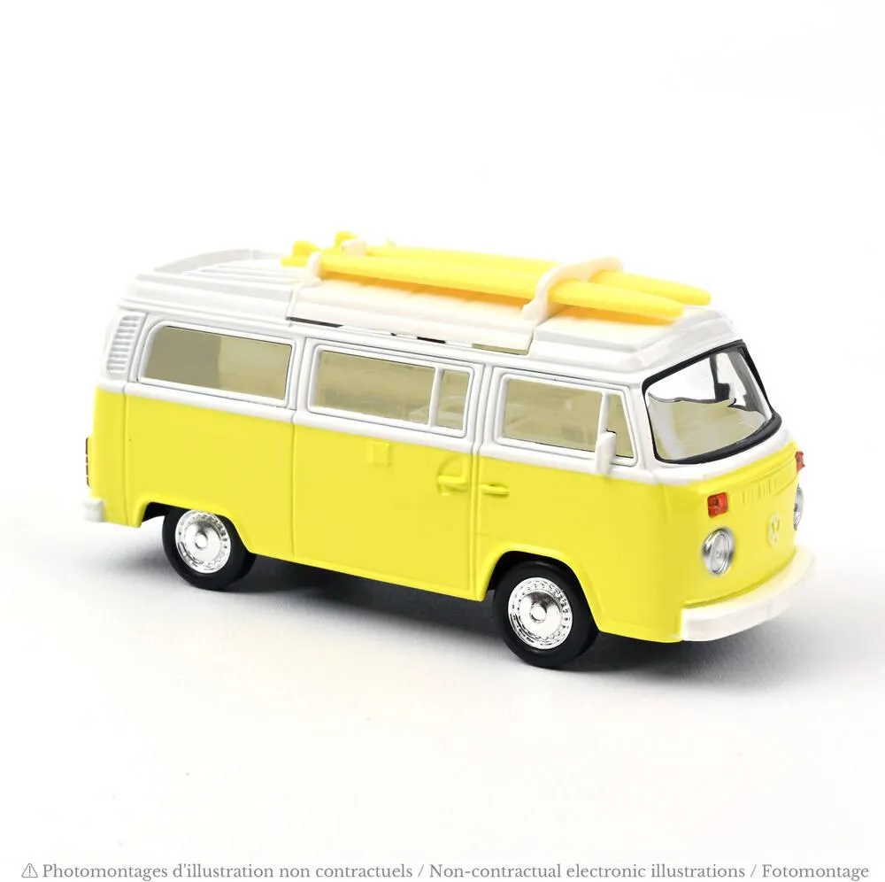 1/43 VOLKSWAGEN COMBI T2B CAMPER VAN 1973 JAUNE