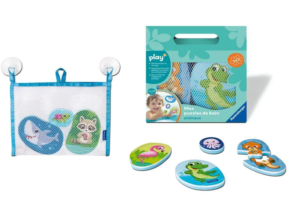 PLAY+ MES PUZZ DE BAIN: ANIMAUX