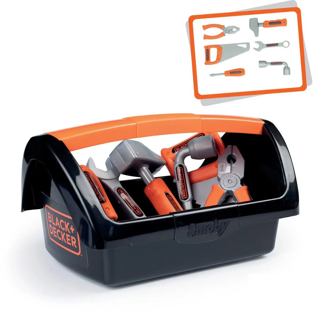 BLACK ET DECKER BOITE A OUTILS  ET 6 OUTILS