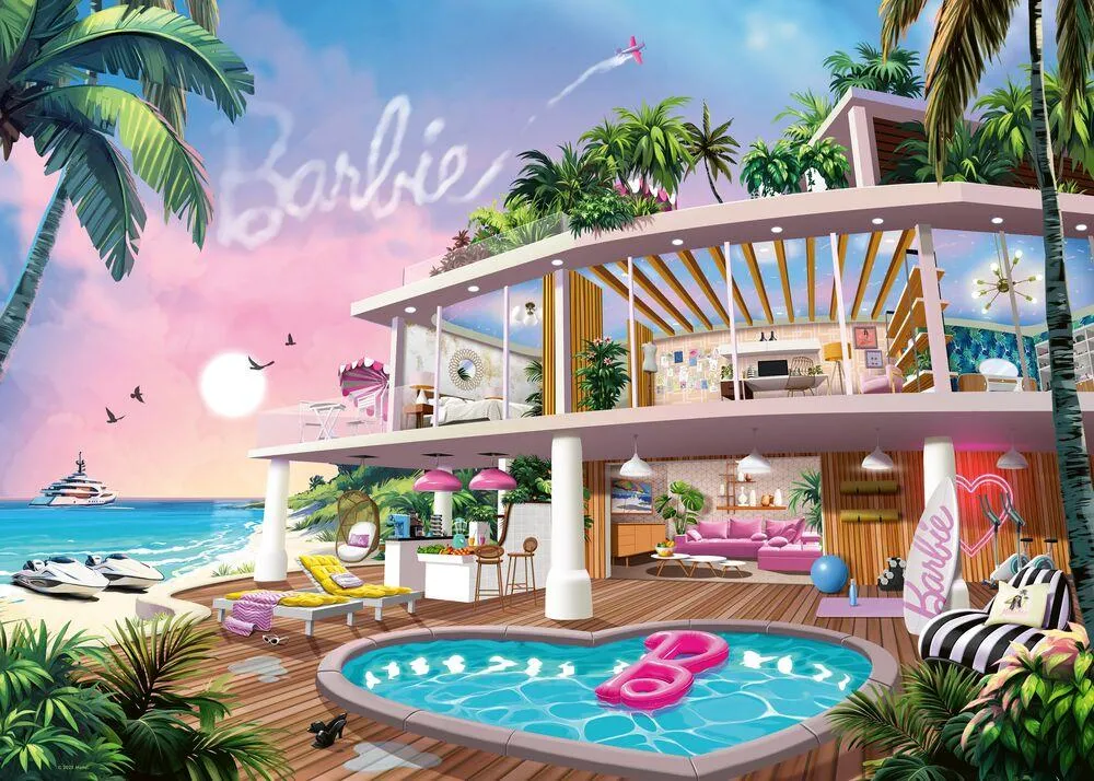 BARBIE -PUZZLE 1000 PIECES  RENDEZ-VOUS A MALIBU