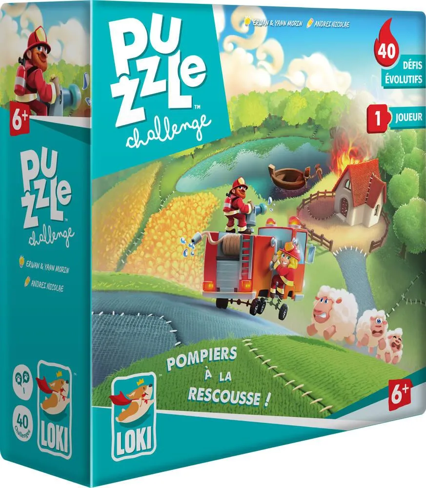 LOKI - PUZZLE CHALLENGE - POMPIERS A LA RESCOUSSE