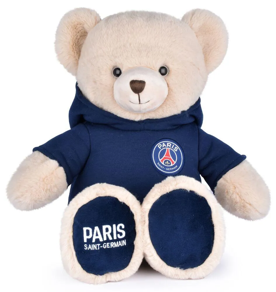 PELUCHE OURS  PSG CAPUCHE - 35 CM