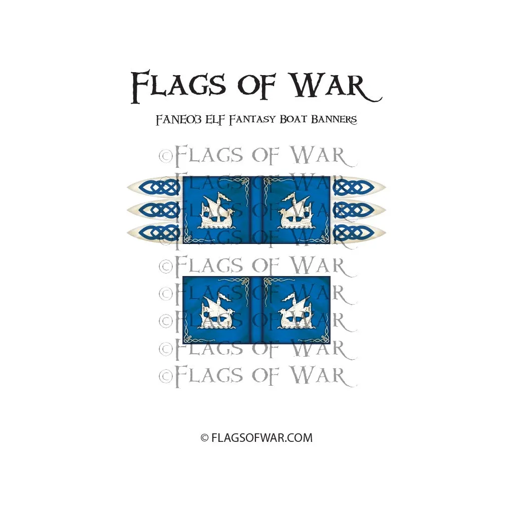 Elf Fantasy Boat Banners