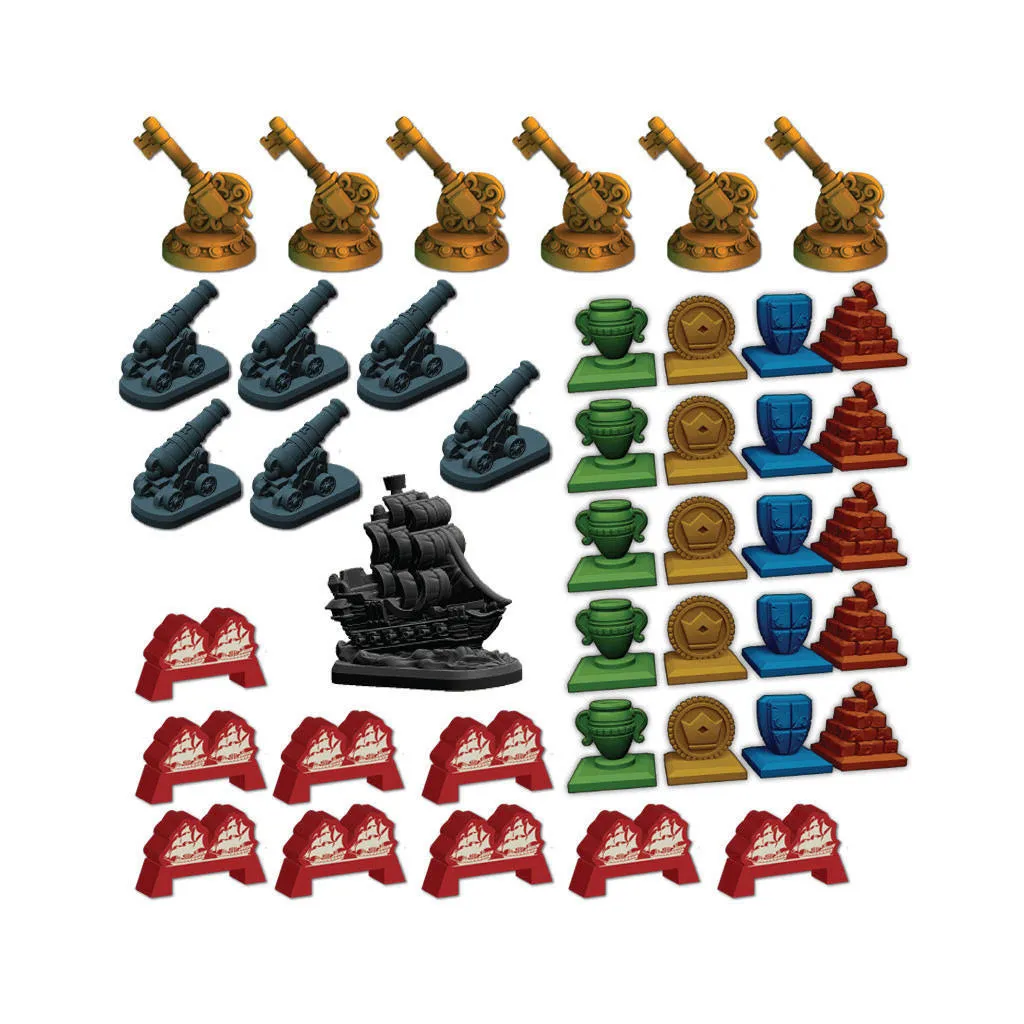 Endeavor - Pièces Plastique et Blockades en Bois