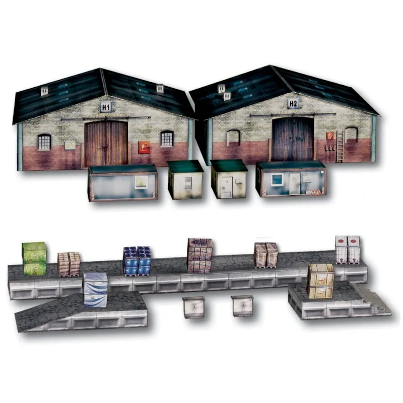 Entrepôt de fret et plates-formes. HEKI 10600