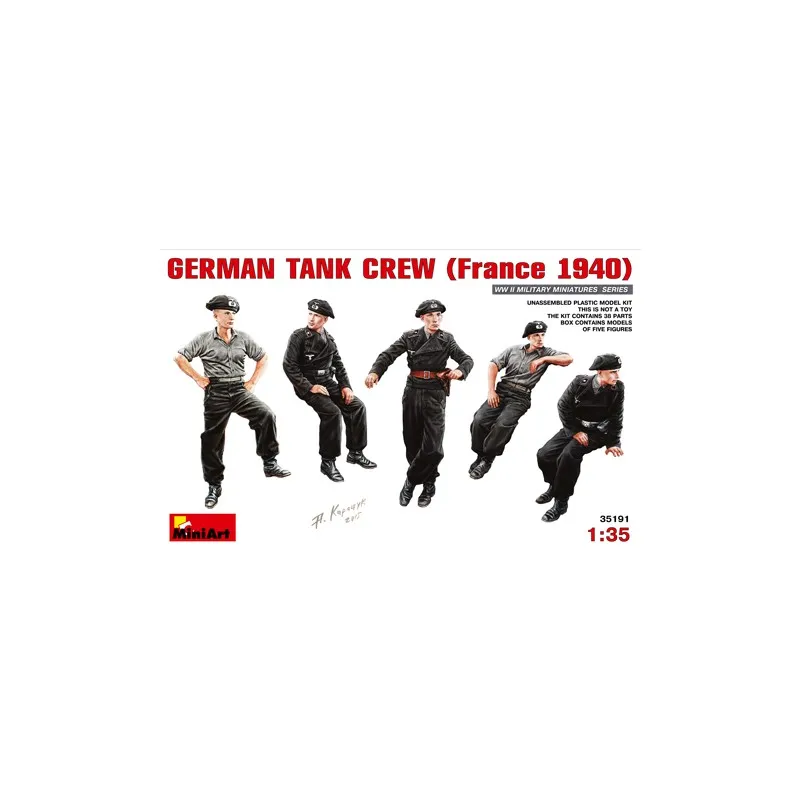 Équipage allemand. MINIART 35191