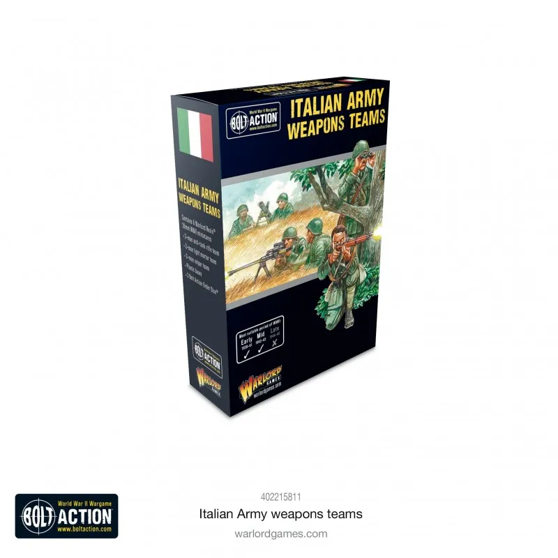 Équipes d’armes de l’armée italienne. WARLORD GAMES 402215811