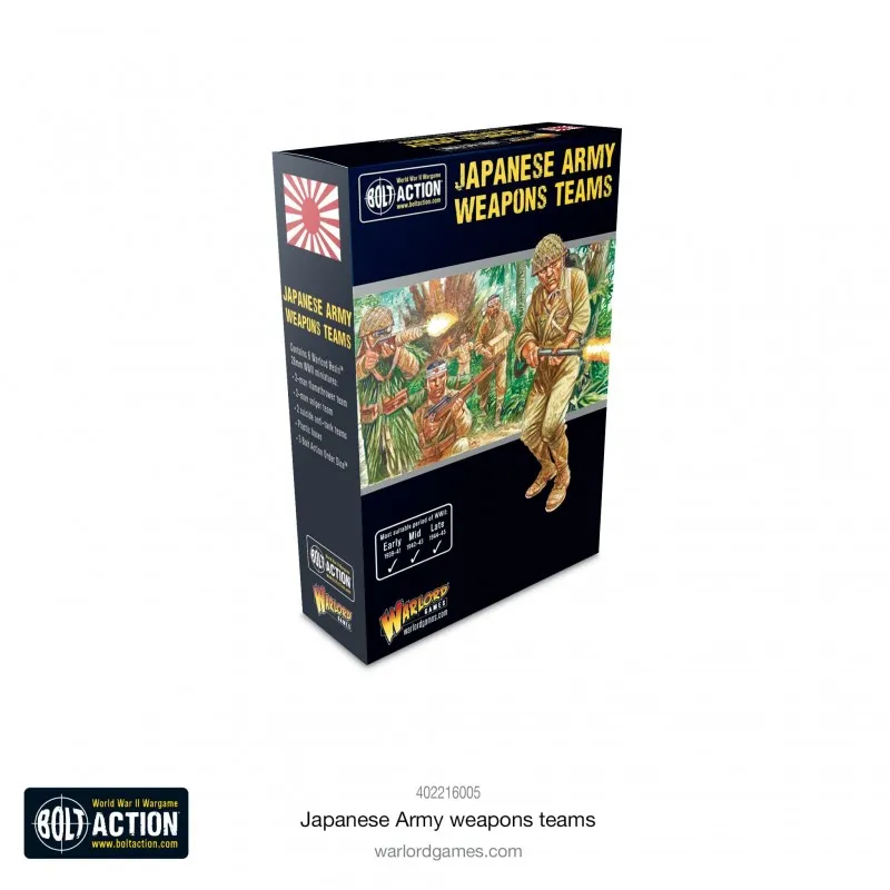Équipement d’armement de l’armée japonaise. WARLORD GAMES 402216005