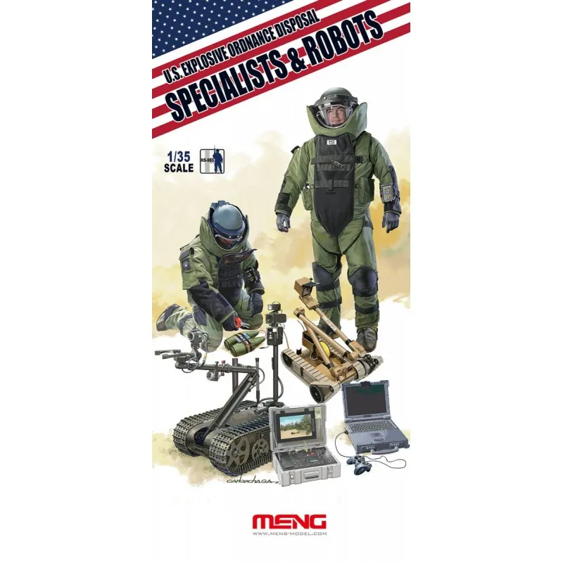 Des escouades de déminage et des robots. MENG HS-003