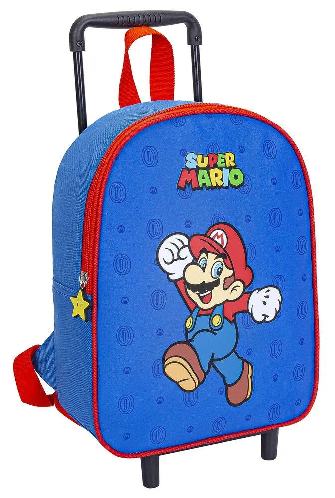 SUPER MARIO SAC A DOS BLEU 32 CM