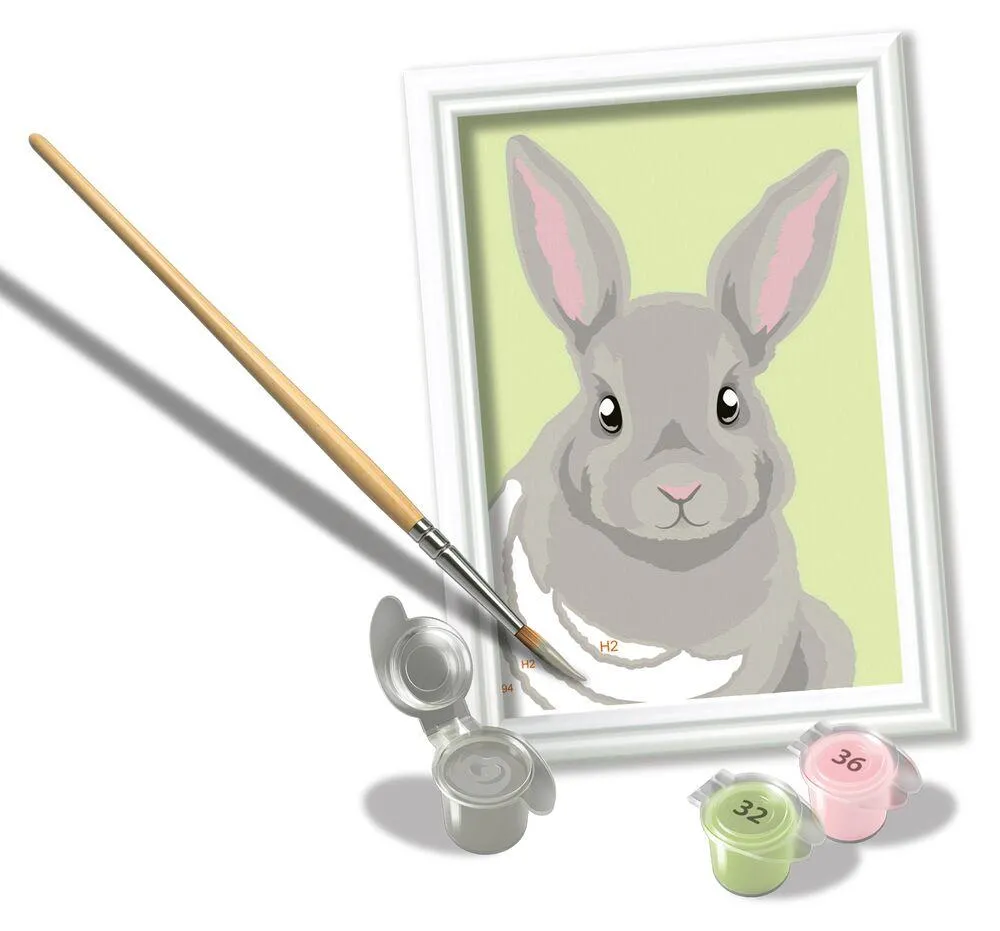 CREART KIDS - 8X12CM - LAPIN GRIS