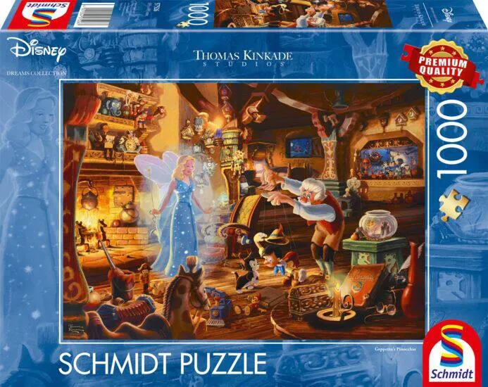 DISNEY GEPPETTO PINOCCHIO PUZZLE  1000 PIECES