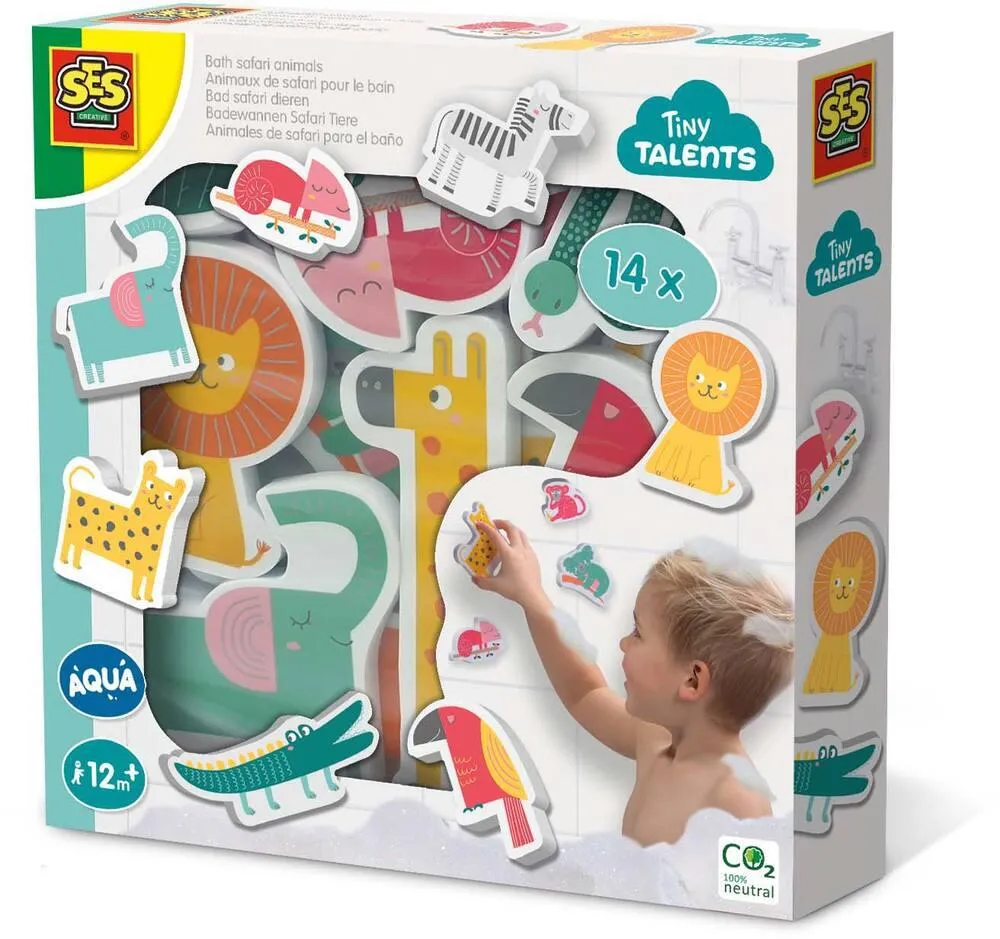 ANIMAUX DE SAFARI POUR LE BAIN