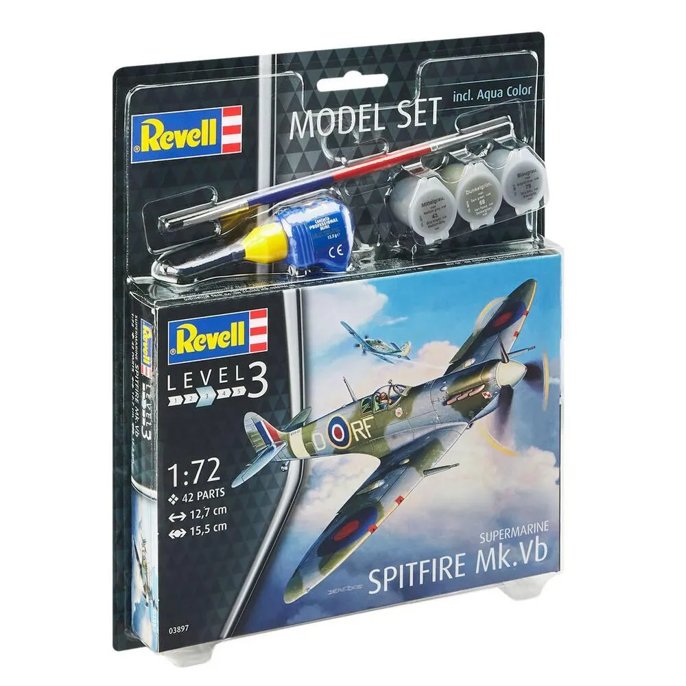 MODEL SET SUPERMARINE SPITFIRE M 1/72EME