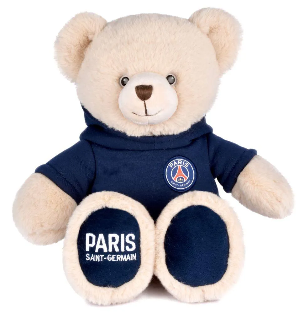 PELUCHE OURS  PSG CAPUCHE - 50 CM