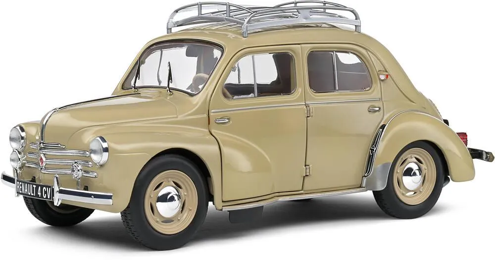1/18 VOITURE RENAULT 4CV BEIGE 1956
