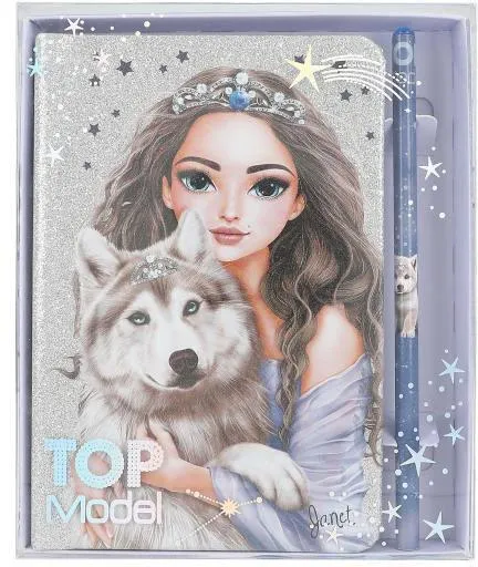 TOPMODEL BLOC-NOTES ET CRAYON WOLF