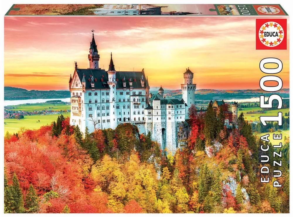 PUZZLE 1500 PIECES - L'AUTOMME À NEUSCHWANSTEIN