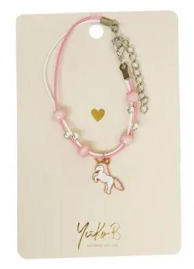 BRACELET CORDON EN FORME DE LICORNE