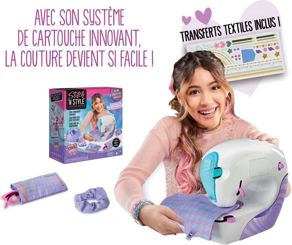 COOL MAKER - STITCH 'N STYLE FASHION STUDIO MACHINE A COUDRE