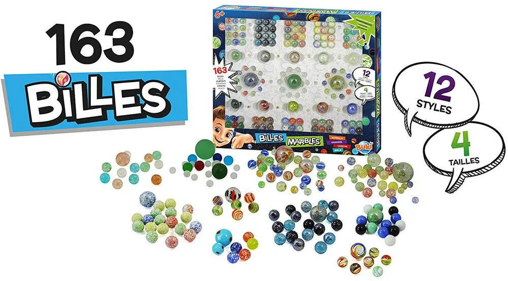 COFFRET BILLES - 163 BILLES