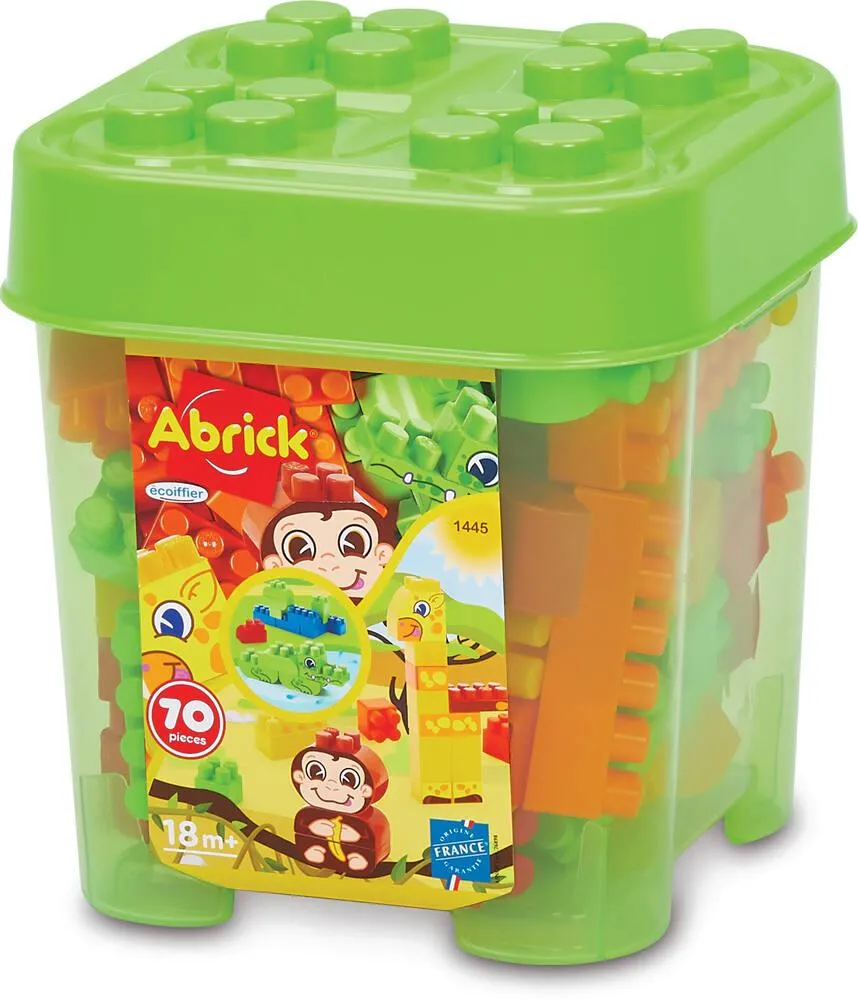 ABRICK - BARIL JUNGLE - 70 PIECES