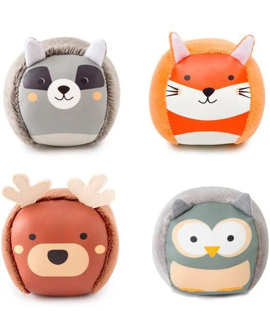 LES DOOBALLS - SET DE 4 BALLES DOUDOUS - FORET