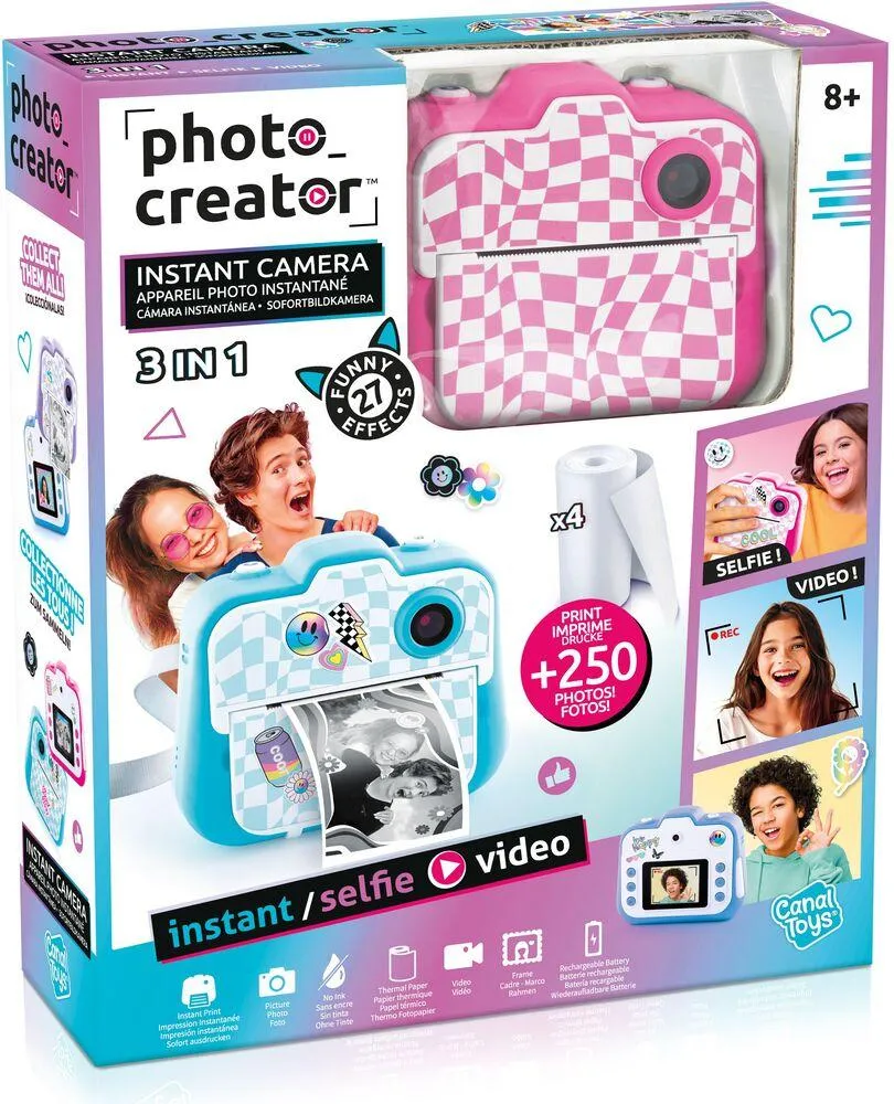 APPAREIL PHOTO INSTANTANE ROSE