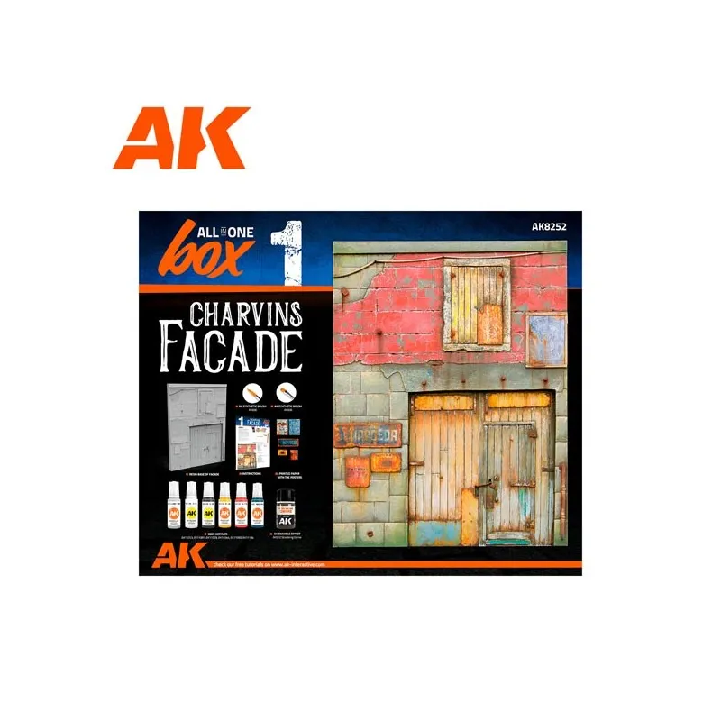 Tout en un seul coffret : Façade de charvings. AK INTERACTIVE AK8252