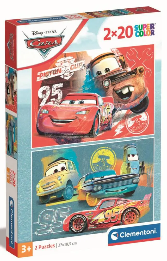 CARS - PUZZLE 2X20 PIECES