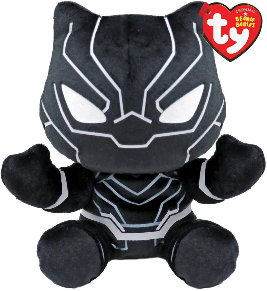 MARVEL SOFT  - PELUCHE BLACK PANTHER 15 CM