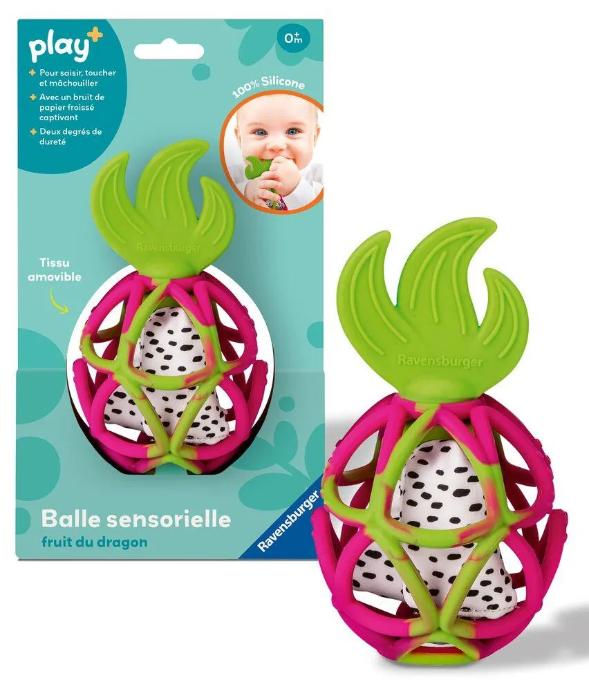 PLAY+ BALLE SENSORIELLE: FRUIT DU DRAGON