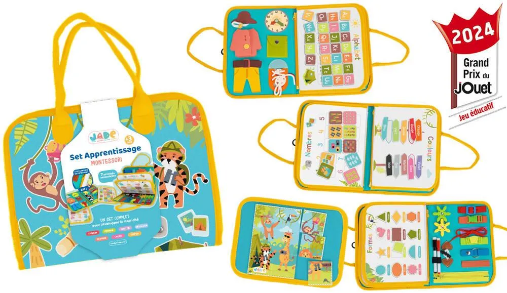 JADE - MONTESSORI - POCHETTE  SET D'APPRENTISSAGE