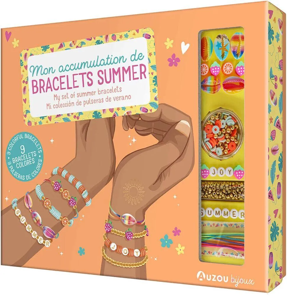 MA BOITE A BIJOUX - MON ACCUMULATION DE BRACELETS SUMMER