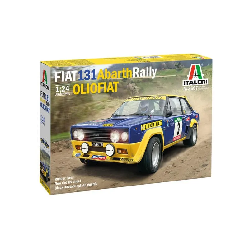 Fiat 131 Abarth Rallye OLIO. ITALERI 3667