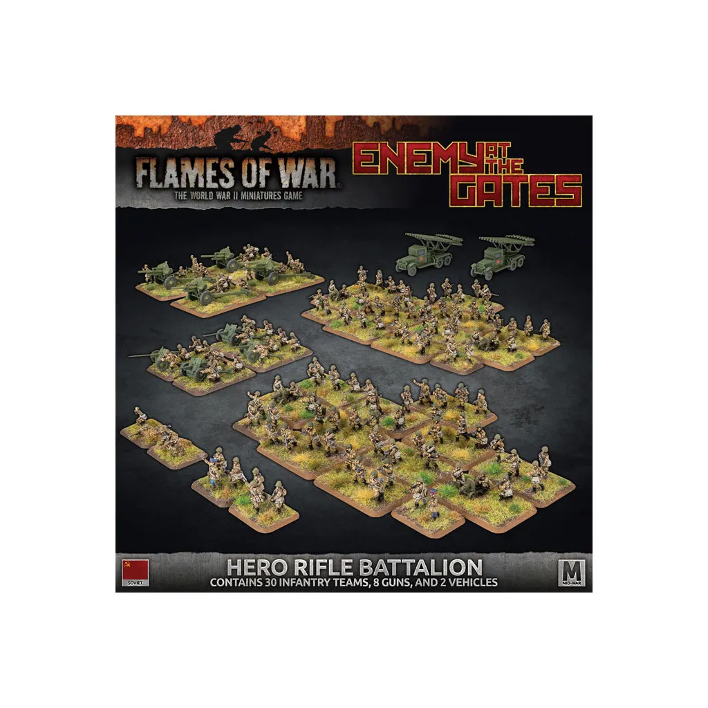Flames of War - Enemy at the Gates Hero Rifle Battalion