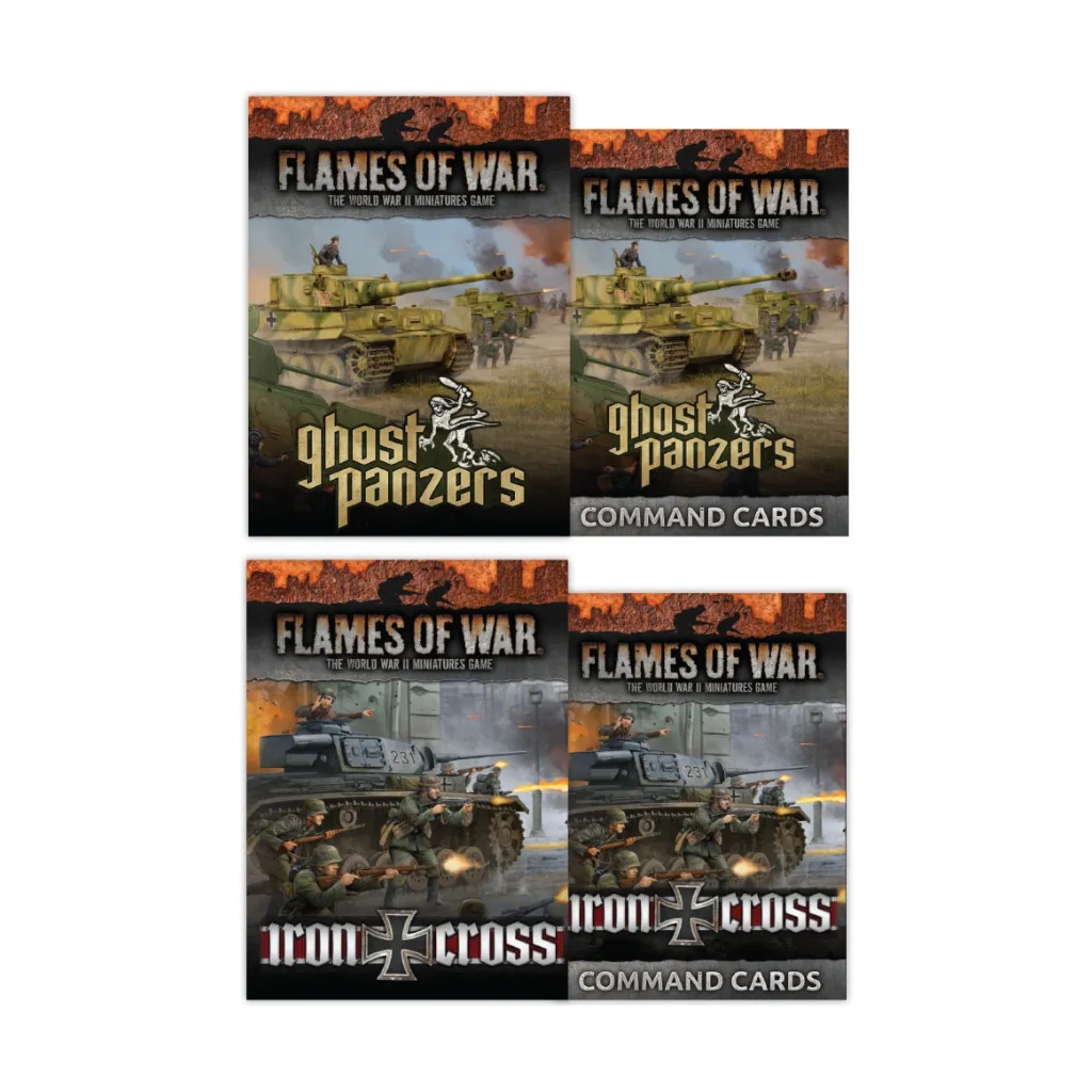 Flames of War - German Eastern Front Unit & Command Cards