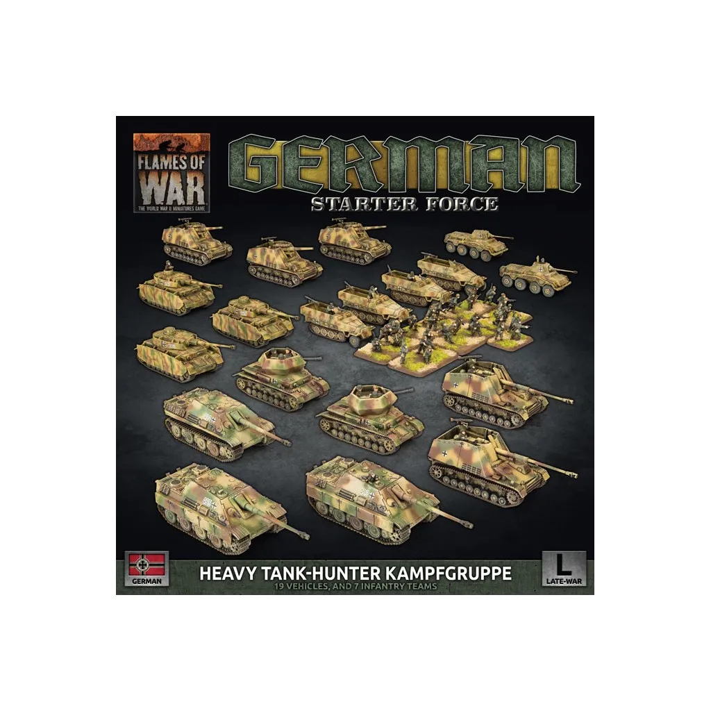 Flames of War - German Heavy Tank-Hunter Kampfgruppe