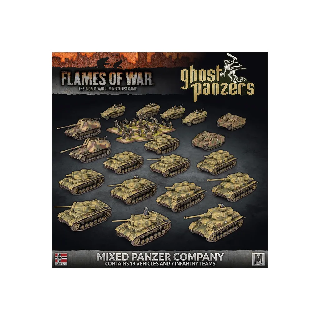 Flames of War - German Mixed Panzer Company