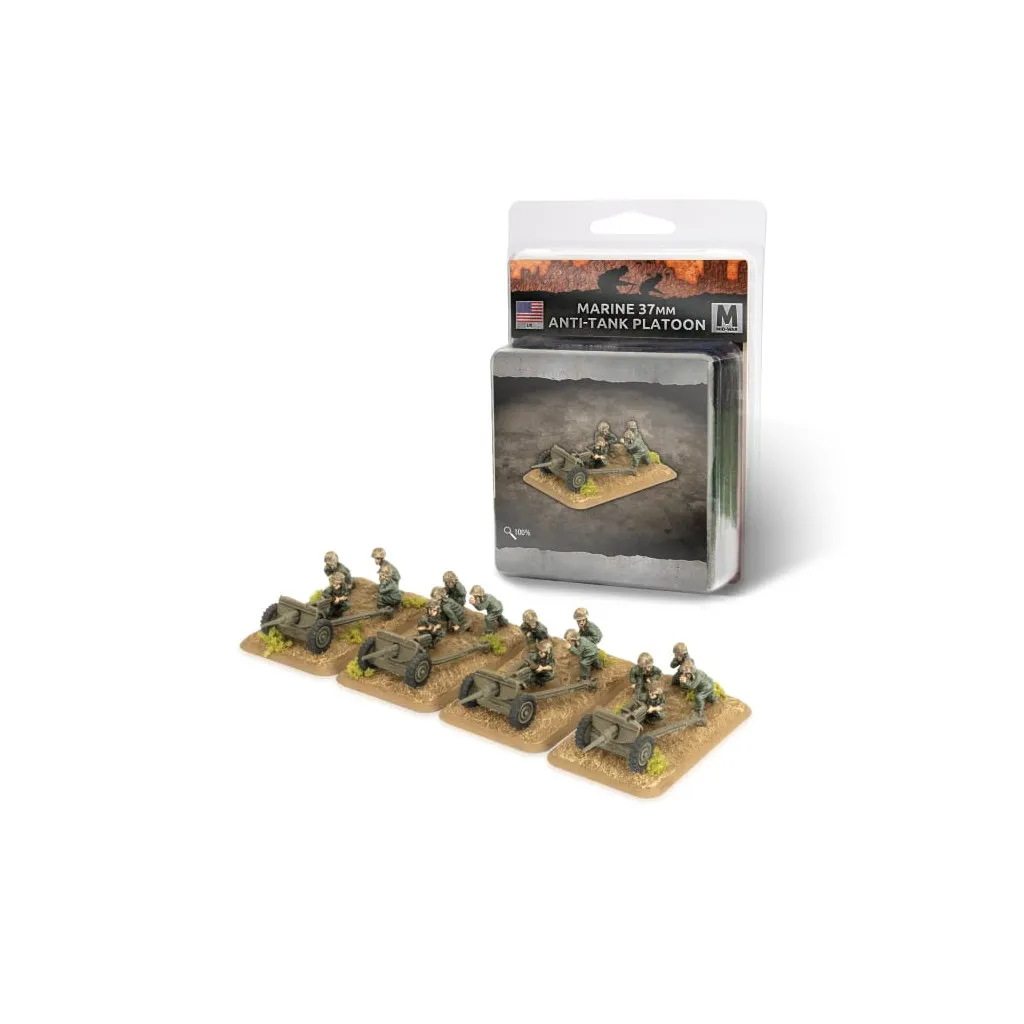Flames of War - Pacific - Marine 37mm Anti-tank Platoon