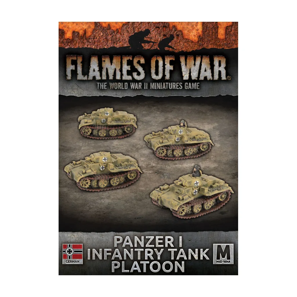 Flames of War - Panzer I Infantry Tank Platoon