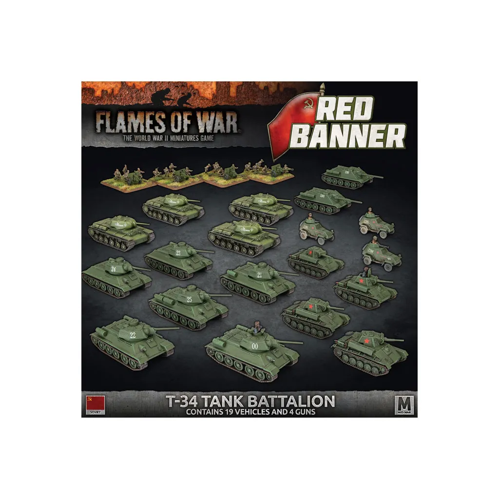 Flames of War - Soviet T-34 Tank Company