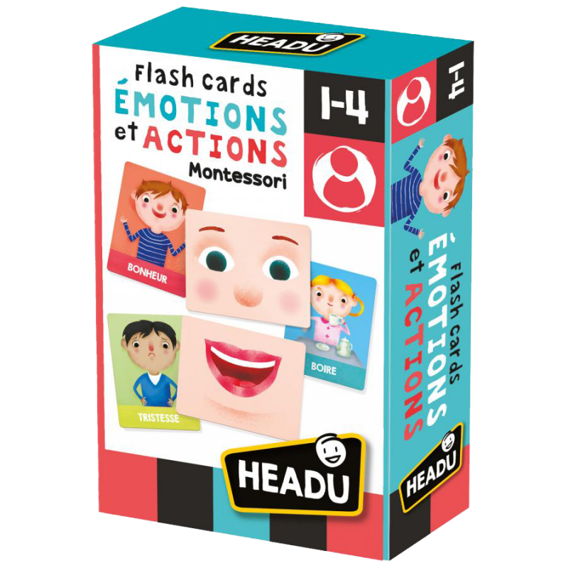 Flashcards Émotions et Actions Montessori - Mon Ludicaire