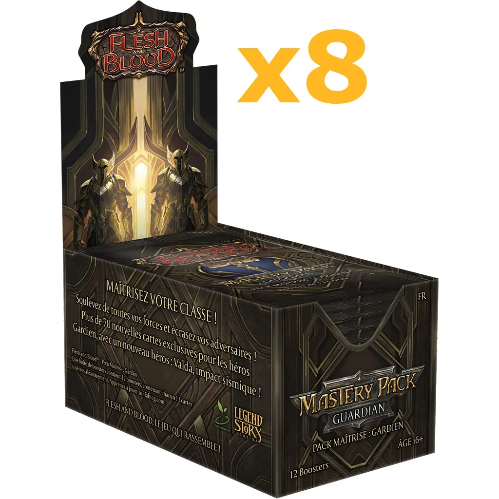 Flesh & Blood - Pack Maîtrise: Gardien - Lot de 8 boites de 12 boosters