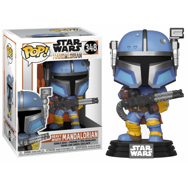 Funko pop! star wars : the mandalorian heavy infantry mandalorian