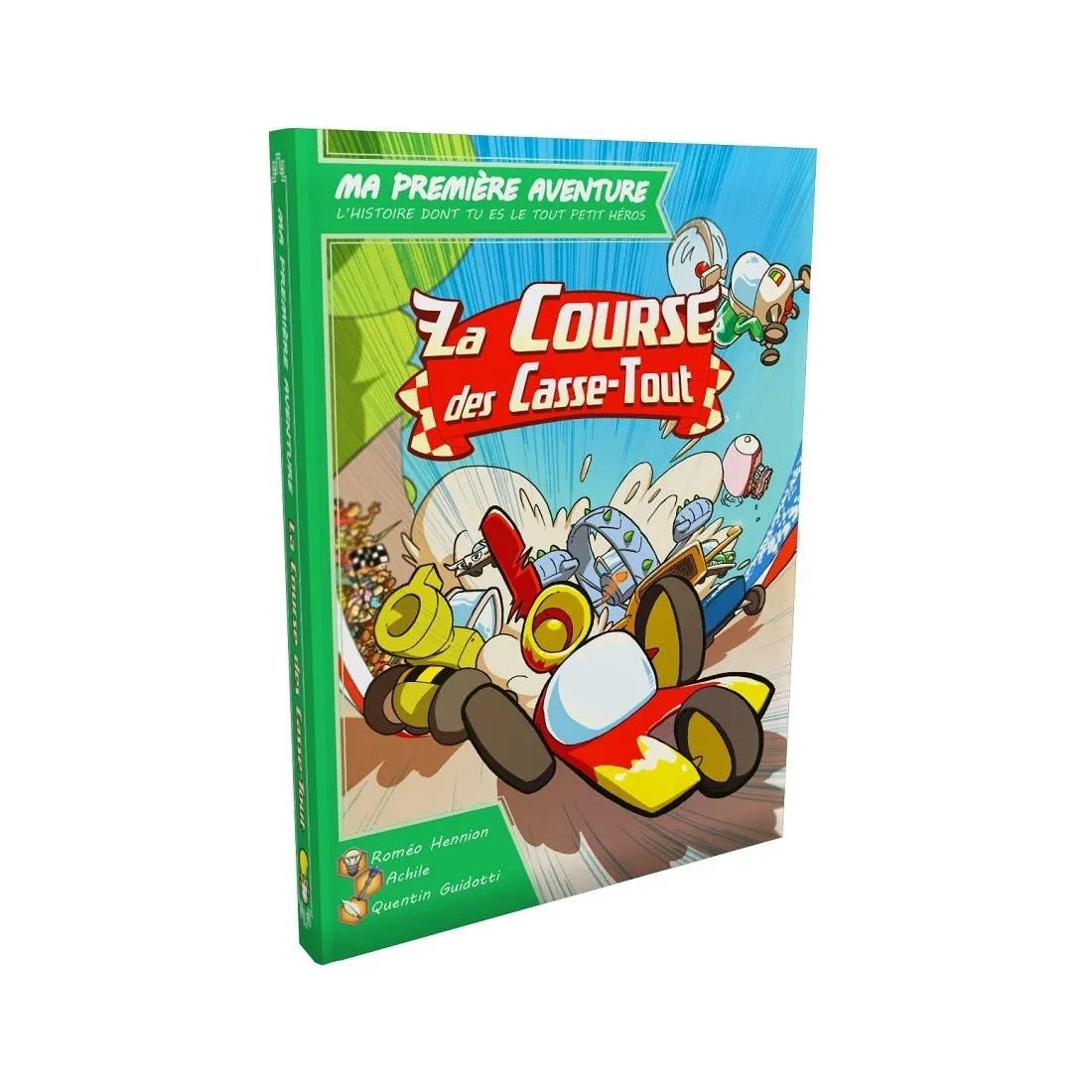 Livre Ma 1ère aventure : La course des casse tout